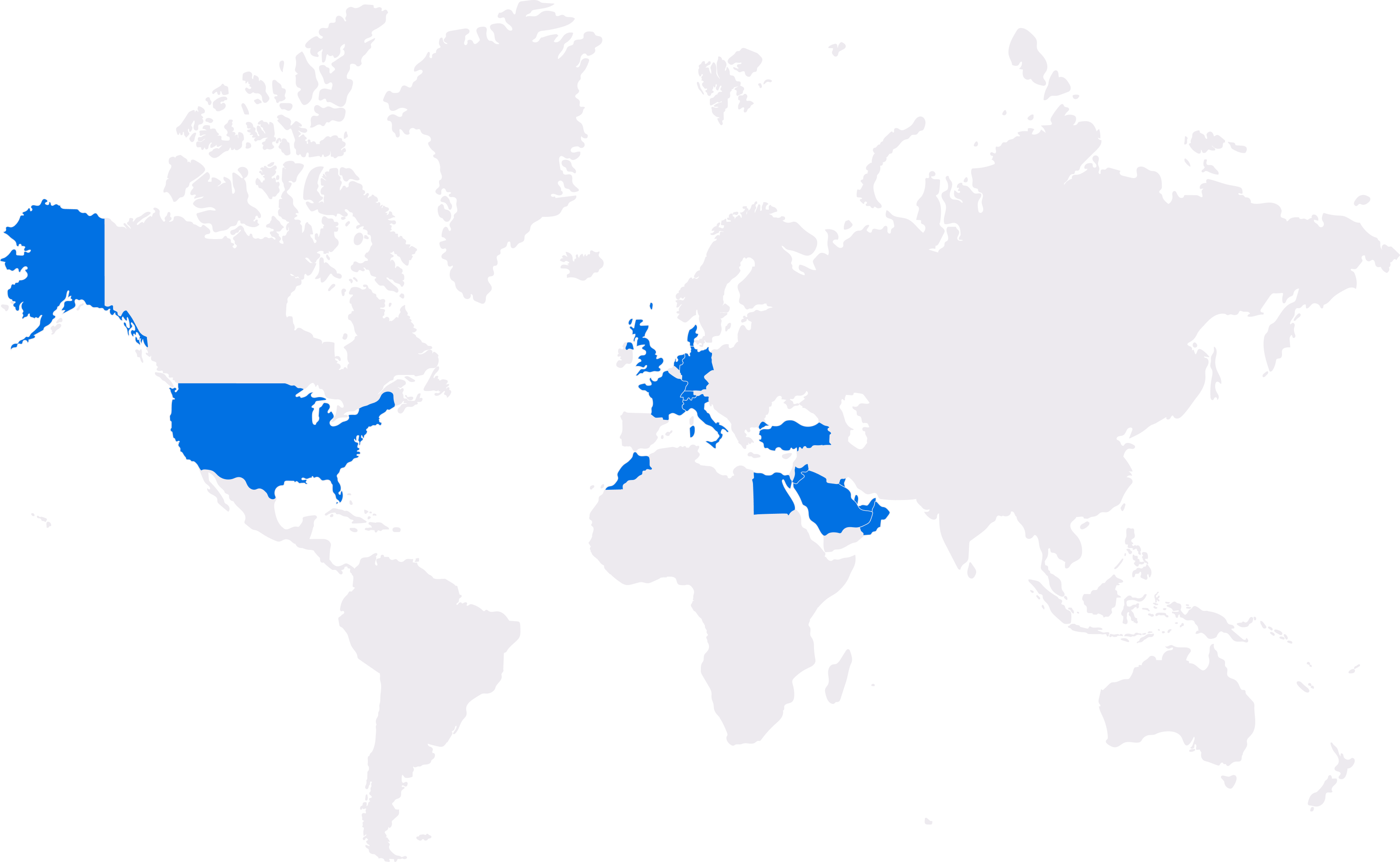 Available Countries Map